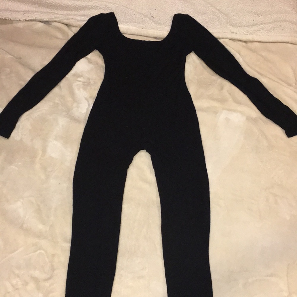 all black one piece